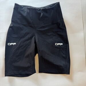 OFF-WHITE SPANDEX BIKER SHORTS